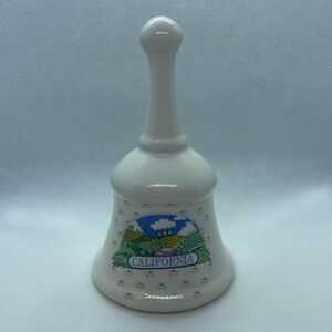 Vintage California Souvenir Bell,California State Souvenirs,Collectible Hand Bel